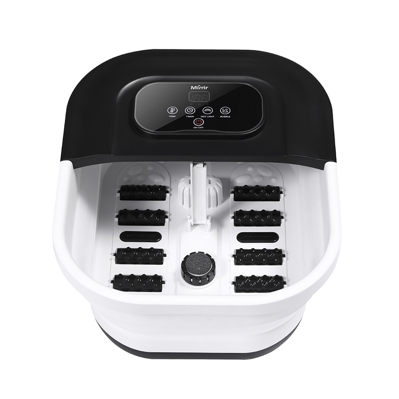 MZD-22B-2 500W skládací masážní stroj na nohy s 8ks masážními válečky pro relaxační masáž nohou