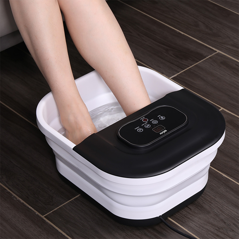 MZD-22B-2 500W skládací masážní stroj na nohy s 8ks masážními válečky pro relaxační masáž nohou