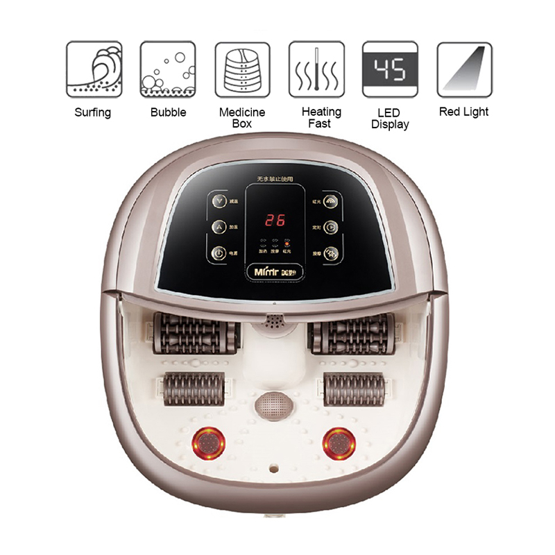 JD-618 Automatický masážní stroj na nohy Spa Bath s rotačními masážními válečky